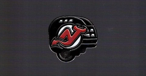 New Jersey Devils  ''Black Helmet''  NHL Hockey pin Cover
