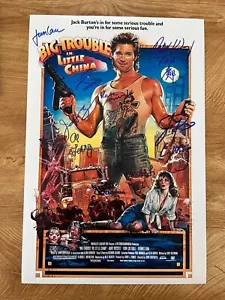 * GRANDI GUAI NELLA PICCOLA CINA * poster firmato 12x18 * HONG, PAX, KWONG + ALTRI 6 - Foto 1 di 9