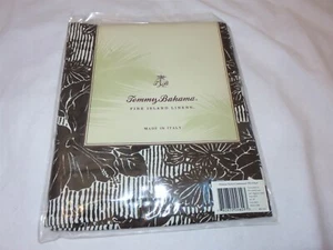 1 Tommy Bahama Hibiscus Screen Euro Continental Sham Cocoa bean - Picture 1 of 3