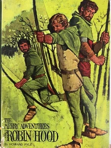 Vintage 1968 The Merry Adventures Of Robin Hood By Howard Pyle - Picture 1 of 4