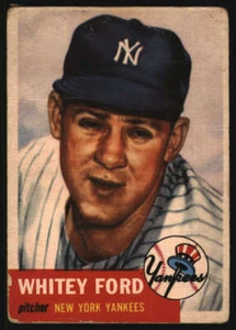 1953 Topps #207 Whitey Ford FAIR Yankees 573191 - Picture 1 of 2