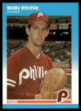 1987 Fleer Update #U-104 Wally Ritchie Philadelphia Phillies