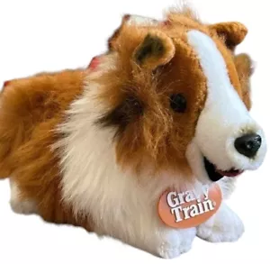 1993 Dankin Gravy Train Promo Collie Dog Plush Toy Soft Snuggle Realistic - Picture 1 of 6