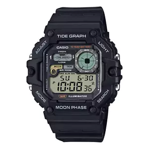 Casio WS-1700H-1AV, Tide Graph/Moon Phase Resin Watch, 3 Alarms, 10 Year Battery - Picture 1 of 2