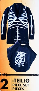Skelett Skelettkostüm Grusel Halloween Größe XL Fasching Karneval Verkleidet - Bild 1 von 1