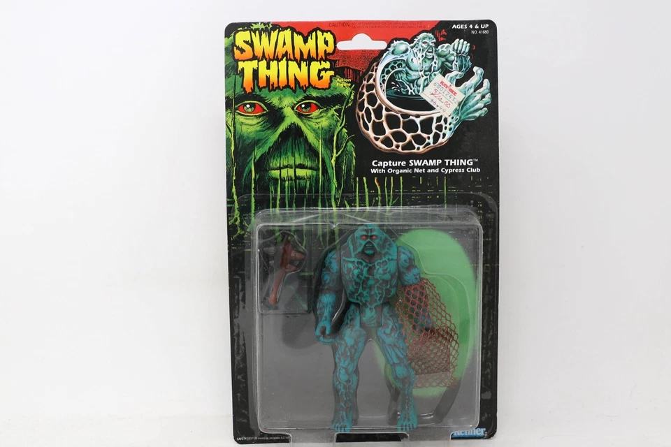 Vintage 1991 Capture Swamp Thing DC Comics Figure Kenner Carded