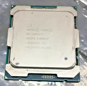 Intel Xeon E5-1603 V4 SR2PG 2.80GHz 10MB Quad-Core LGA 2011-3 Server CPU - Picture 1 of 2