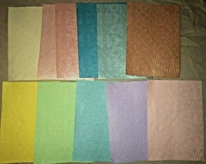 5 frentes de tarjetas en relieve trenza estante Anna Griffin - Imagen 1 de 31