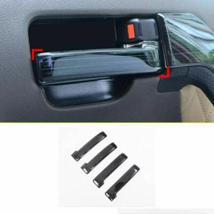 Black Interior Door Handle Molding Cover Trim For Land Cruiser LC200 2008-2021 - Picture 1 of 1