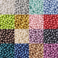 Round Pearl Glass Loose Beads 3mm 4mm 5mm 6mm 8mm 10mm 12mm 14mm 16mm