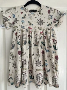 Rock Your Kid Size 6 True Hope Dress Nautical RYK - Picture 1 of 4