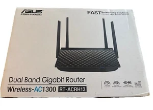 ASUS Dual Band Gigabit Router 4 Port Wireless-AC1300 RT-ACRH13 - Picture 1 of 3