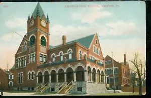 Libanon High School Libanon Pennsylvania PA Postkarte DB - Bild 1 von 2