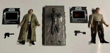 Star Wars Power Of The Force HAN SOLO(Endor Gear)+HAN IN CARBONITE- Loose