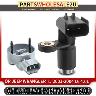 Sensor de posición del árbol de levas y cigüeñal para Jeep Wrangler 2003-2004 L6 4,0 L OHV Foto 1 de 4