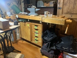 Sjobergs Beech Swedish Woodworking Bench Traditional Bench Dogs Make Any Offer! - Picture 1 of 5