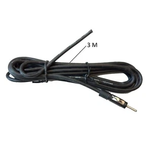 3 Meters Car Antenna Extension Wire Only One Male Connector Adapter Cable AM FM - Picture 1 of 4