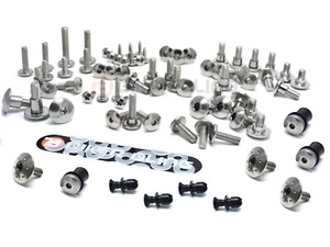 HONDA CBR900RR FIREBLADE 1998-1999 CLIPS DE EMPUJE DE PLÁSTICO Y PERNOS DE CARENADO DE ACERO INOXIDABLE - Imagen 1 de 22
