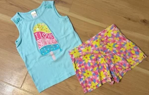 GYMBOREE Girls Summer 2 Pc Short Set Size 7/8 - Picture 1 of 1