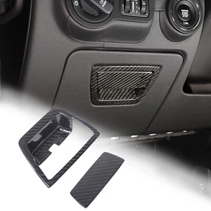 Cubierta de mango caja de guante de carbono para Maserati Ghibli 2014-23 Quattroporte 2013-22 - Imagen 1 de 13