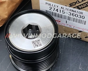 Genuine Alternator Pulley 2015-up Toyota Alphard Vellfire 27415-36030 Japan OEM - Foto 1 di 6