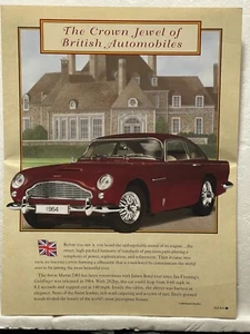EXTREMELY RARE DANBURY MINT 1964 ASTON MARTIN DB5 *BROCHURE & PAPER ONLY* - Picture 1 of 2