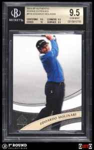 POP 1: Edoardo Molinari BGS 9.5: 2014 SP Authentic Rookie Extended Gisto #R16 - Picture 1 of 3