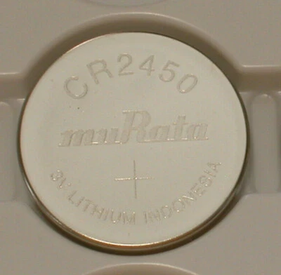 2 baterías de litio genuinas a granel Murata (anteriormente SONY CR2450 CR 2450 3v EXP. 2030 Foto 1 de 3