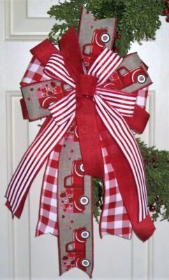 CINTA DE LONA CON CABLE LAZO DE SAN VALENTÍN HECHO A MANO 10" para LINTERNA DE CORONA CORREO # 206 fl Foto 1 de 4