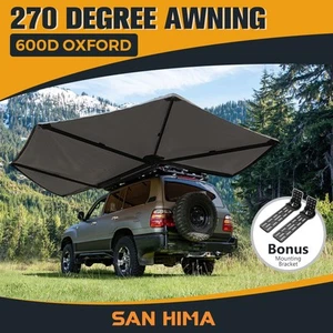 San Hima 270 Degree Free-Standing Awning With "L" Bracket 600D Double-Ripstop - Picture 1 of 10