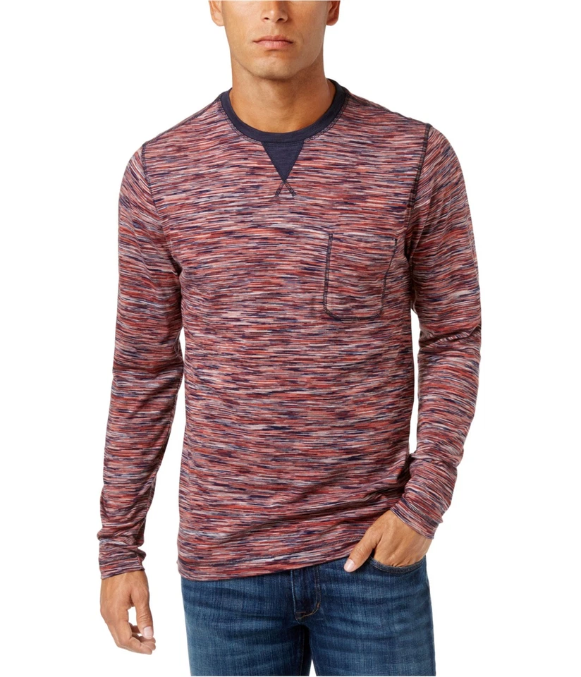 Camiseta básica de bolsillo resistente a la intemperie para hombre, roja, grande Foto 1 de 1