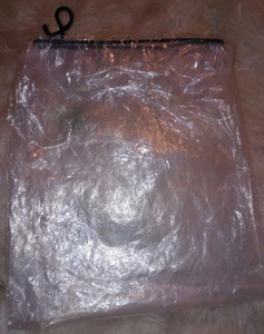 Masters Clear Shopping Bag Augusta National Golf Large Pull Tie No Logo 26.5x24+ - Picture 1 of 13