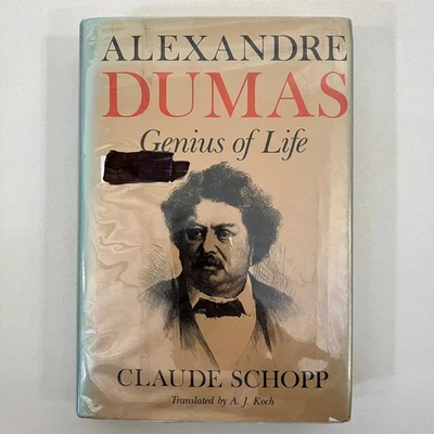 Alexandre Dumas Genius of Life English & French Edition Ex-Library HCDJ Schopp Foto 1 de 4