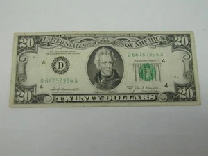 1969A SERIES U.S. TWENTY DOLLAR $20 BILL VINTAGE CLEVELAND G - Picture 1 of 2