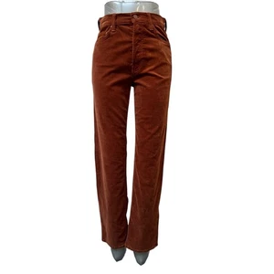 Mother The Tomcat Ankle Pant Friar braun Cord kurz geschnitten Damengröße 25 - Bild 1 von 6