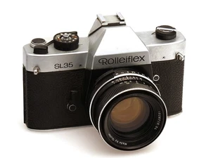 Rollei SLR Kamera Rolleiflex SL 35 mit Rollei Planar 1:1.8 / 50mm - Picture 1 of 5
