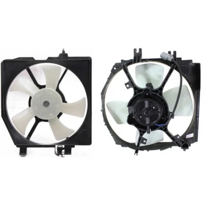 Radiator Cooling Fan w/ A/C Condenser Fan For 99-2000 Mazda Protege Left & Right - Image 1 of 4