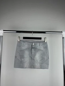 Vintage 90s Marithe Francois Girbaud Denim Mini Skirt Size XS-S - Picture 1 of 14
