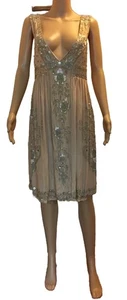 BLUMARINE Couture Vintage 1998 Runway Embellished Dress IT42 - Picture 1 of 10