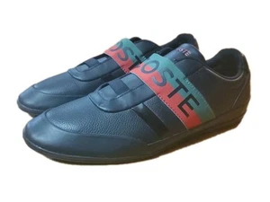 Lacoste Mens Misano Elastic 1201 U CMA Sneaker Adult Black/Red/Green 12 M US - Picture 1 of 10