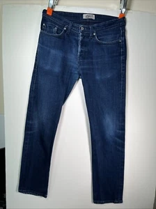 Naked & Famous Gr. 33x30 Weird Guy Clear Blue Selvedge Jeans Button Fly Denim - Bild 1 von 6