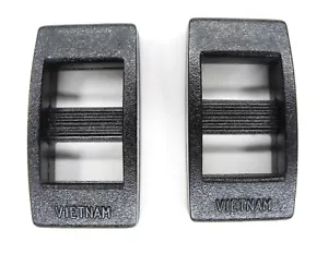 Sony Pair Of 2x Plastic Camera Neck Strap Buckles For Neck Strap w/ 3/8" Ends - Picture 1 of 5