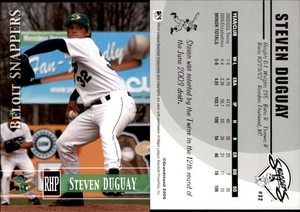 Steven Duguay 2005 Grandstand Beloit Snappers #NNO Card *AutographDen*