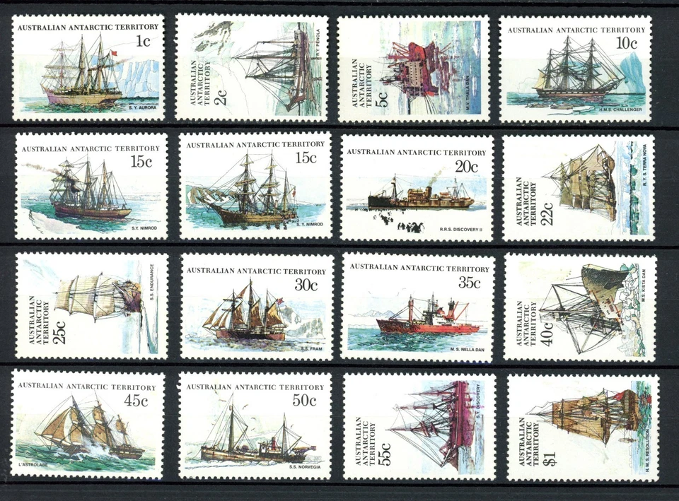 Australia Antarctic - 1979 MNH Stamps Set - Ships Boats - Image 1 of 1