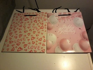 2X GIFT BAGS   FOR SCRAPBOOKING/PRESENTS ETC  NEW 9X7 INCH (F) - Picture 1 of 1