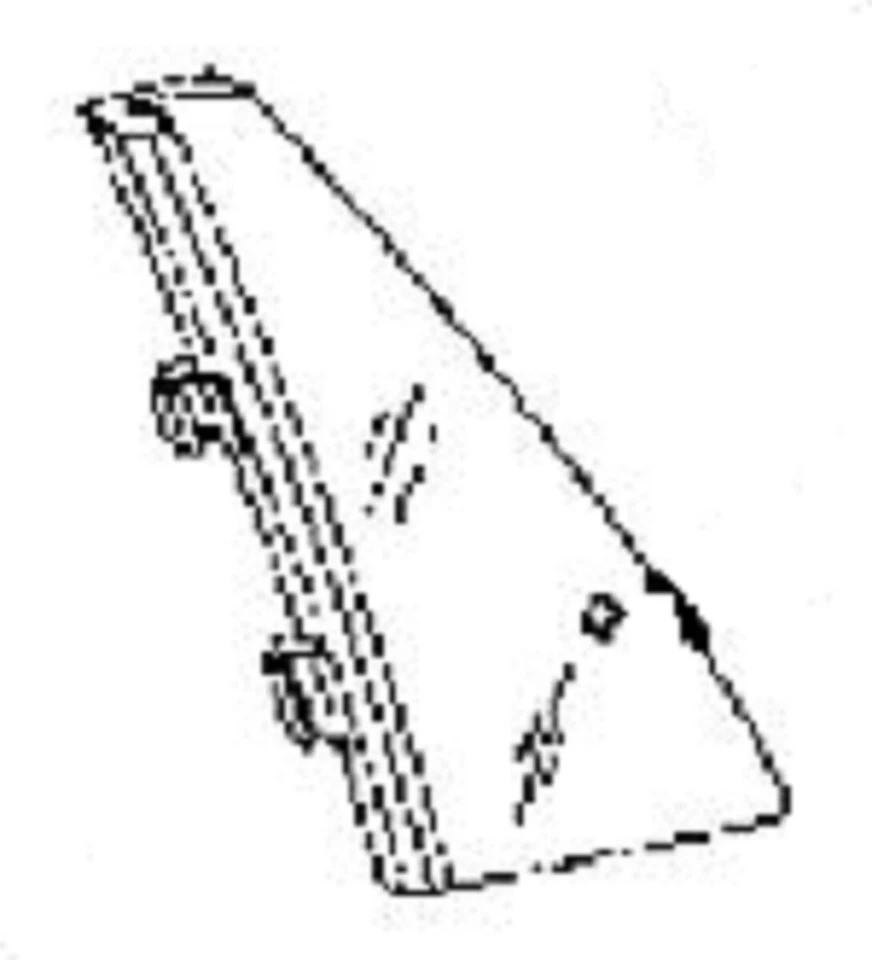 适用于雪佛兰 Celebrity 84 - 90 4 门站货车乘客侧四分之一玻璃 — 第 1/1 张图片