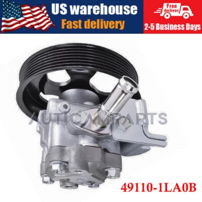 Bomba de dirección asistida y arandelas Hitachi para Infiniti QX56 QX80 base limitada V8 5,6 Foto 1 de 4