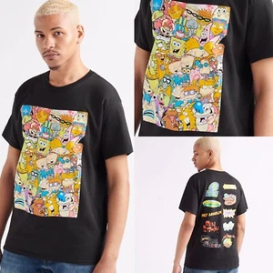 T-shirt vintage personaggi cartoni animati Nickelodeon🌟taglia grande uomo - Foto 1 di 5