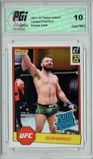 Julian Marquez 2022 Panini Instant #RR19 UFC 1/492 Rated Rookie Card PGI 10