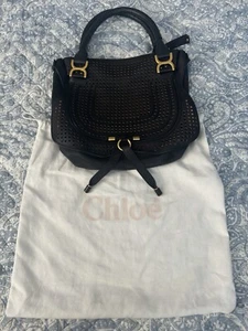 Chloe Marcie Black medium Women's Leather shoulder bag in great condition - Picture 1 of 14